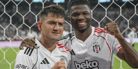 Beşiktaş’ta El Bilal Toure, Cengiz ve Cerny sevinci